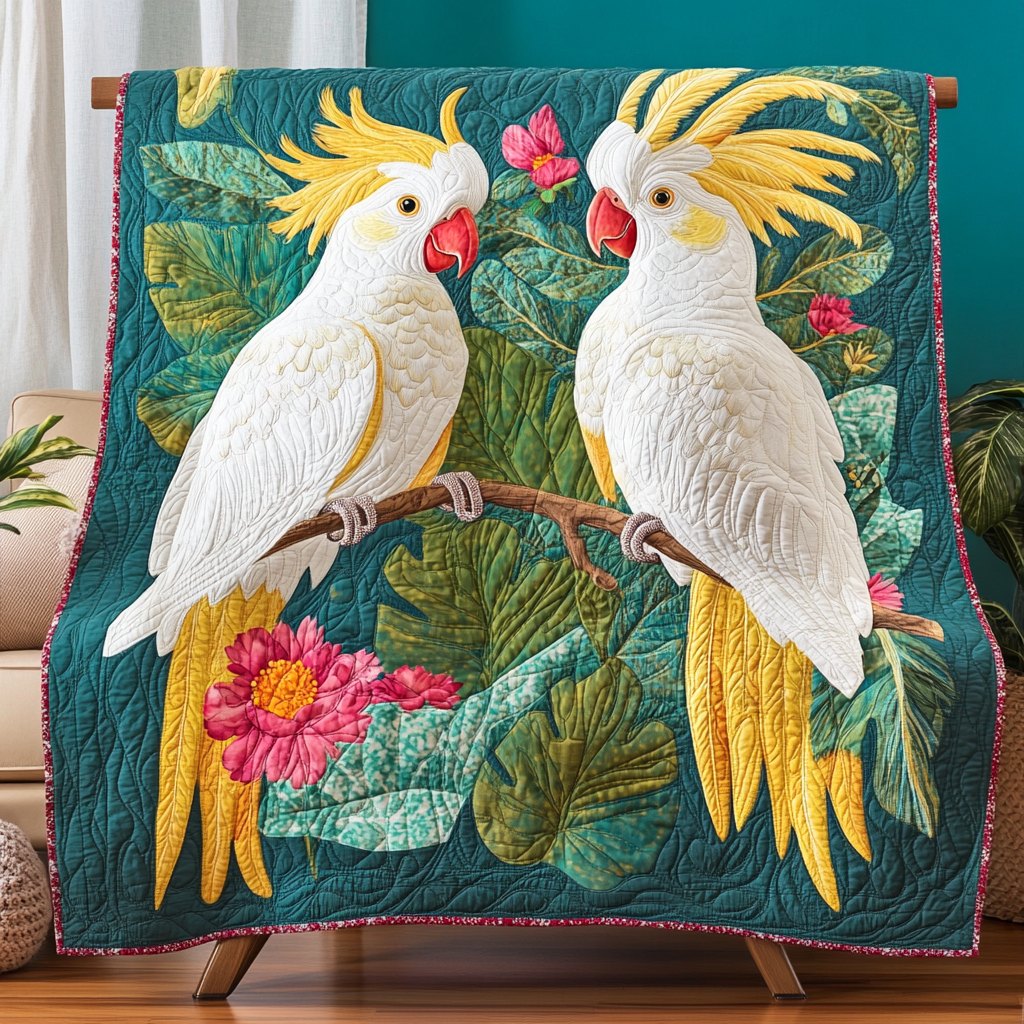 Jungle Majesty Quilted Blanket printed blanket