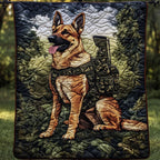 K9 Protector Quilted Blanket printed blanket