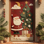 Kris Kringle Magic Quilted Door Curtain printed door curtain