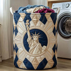 Liberty Radiant Crest Quilted Laundry Hamper printed laundry hamper