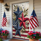 Liberty Stars Quilted Door Curtain printed door curtain