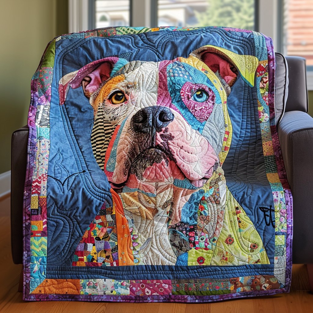 Lively Paws Delight Quilted Blanket printed blanket
