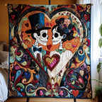 Love Beyond Life Quilted Blanket printed blanket