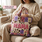 Love in Bloom Quilted Tote Bag QTCUZ printed tote bag