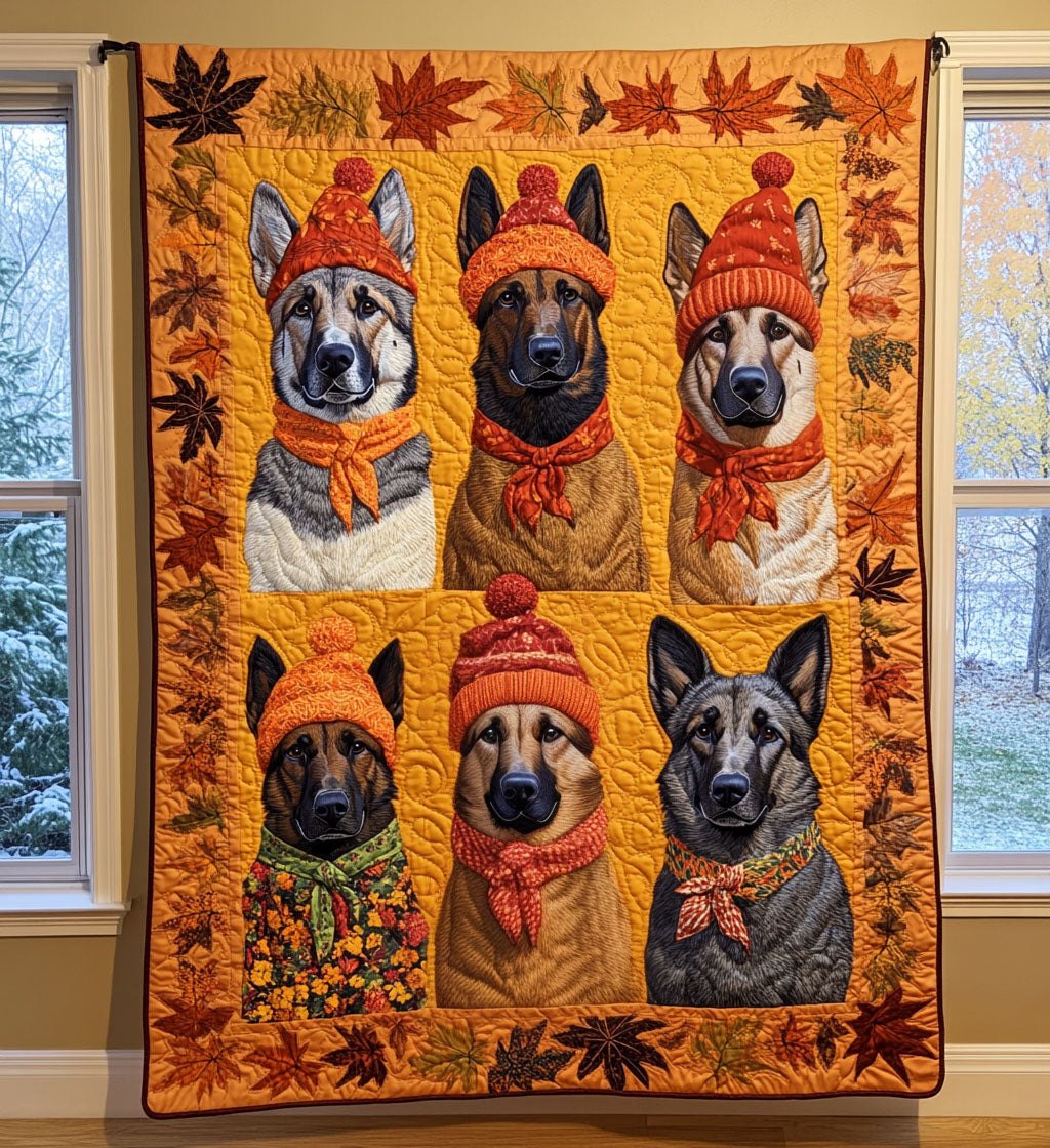 Loyal Companion Quilted Blanket printed blanket