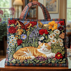 Meaowdow Quilted Tote Bag printed tote bag