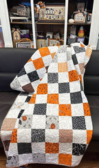 Midnight Haunt Quilted Blanket printed blanket