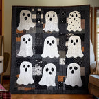 Midnight Haunt Quilted Blanket printed blanket