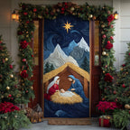 Midnight Star Quilted Door Curtain printed door curtain