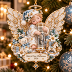 Babys First Christmas Angel Holder Ornament