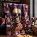 Mystique Skull Quilted Blanket printed blanket