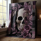 Mystique Skull Quilted Blanket printed blanket