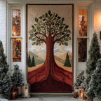 Nature Spirit Quilted Door Curtain printed door curtain