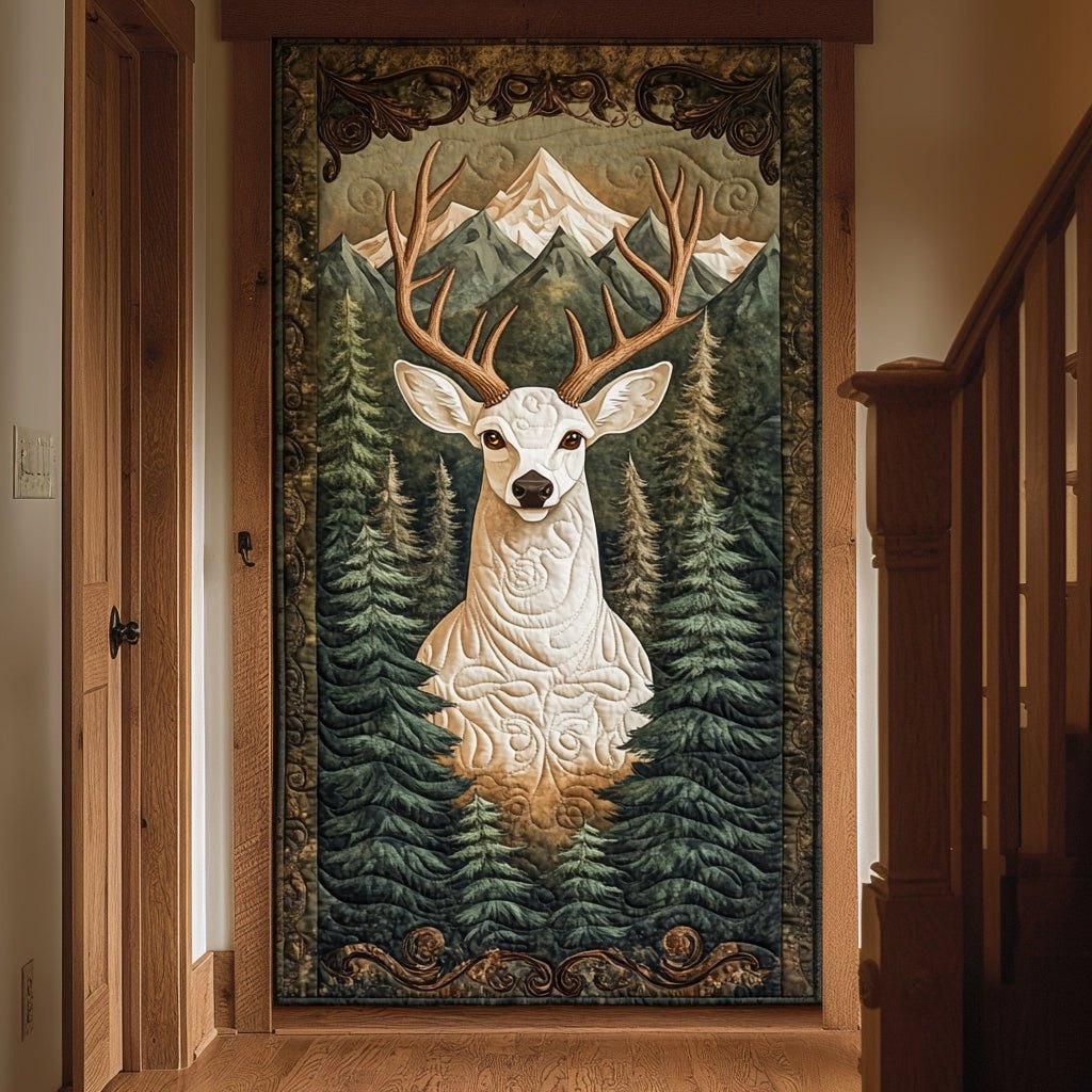 Noble Stag Quilted Door Curtain printed door curtain