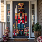 Nutcracker Kingdom Quilted Door Curtain printed door curtain