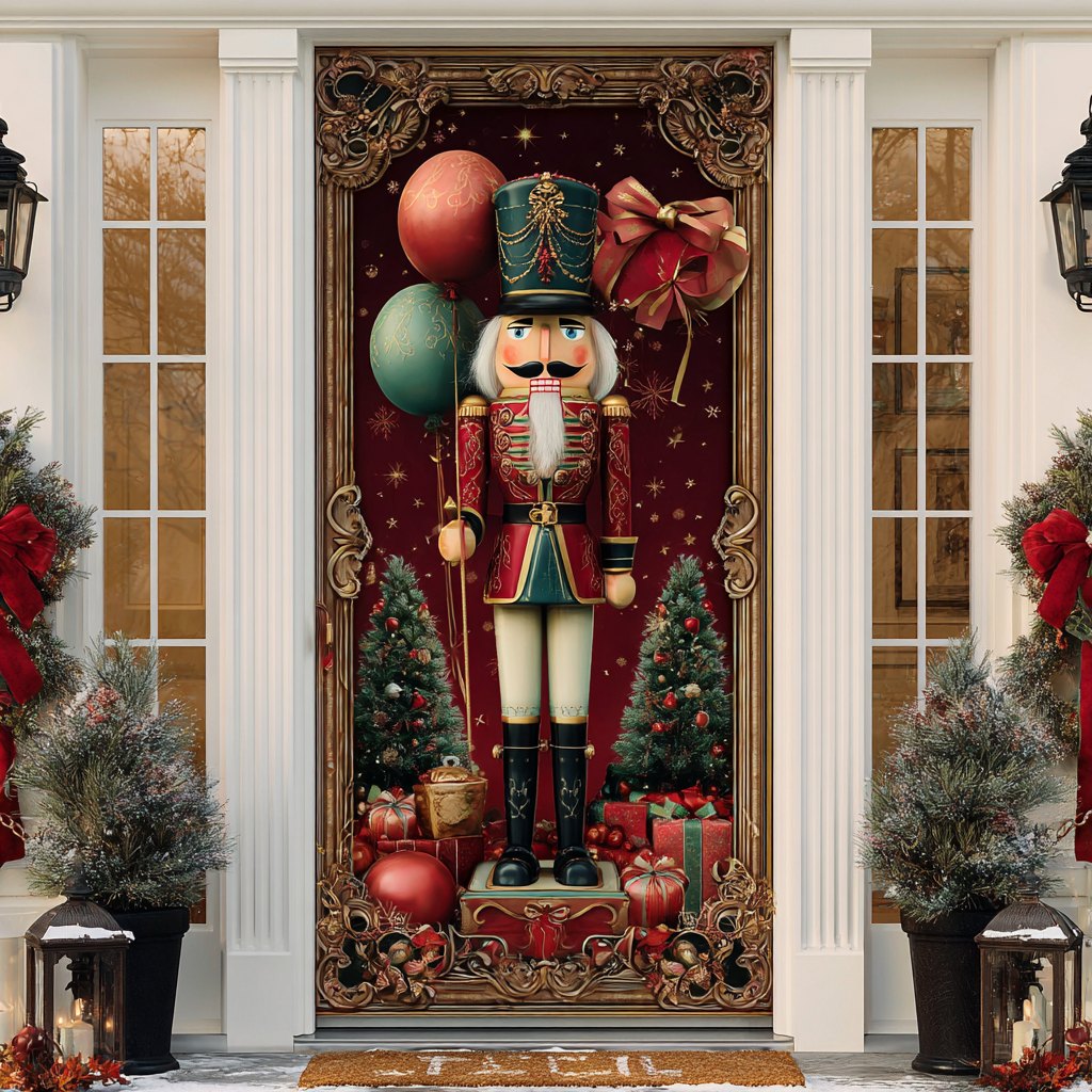 Nutcracker Legend Quilted Door Curtain printed door curtain