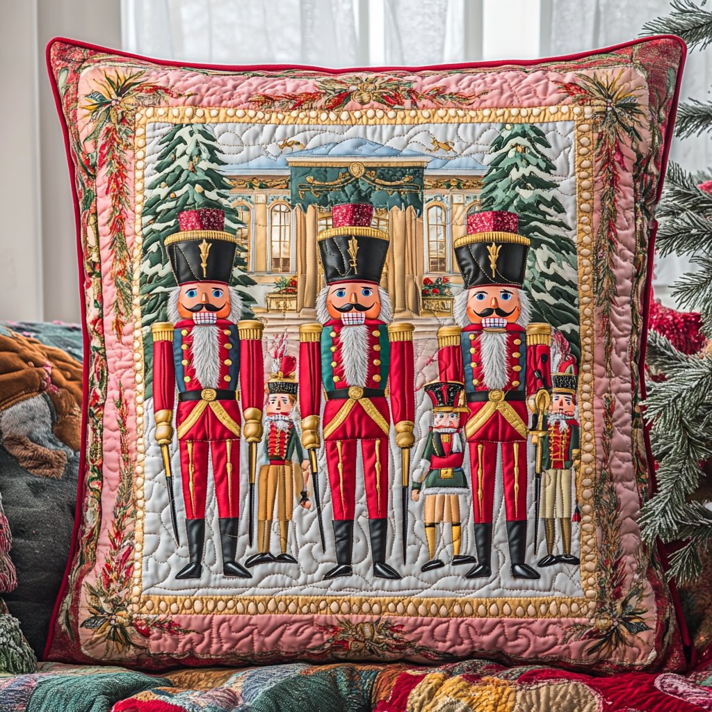 Nutcracker Toy Magic Quilted Cushion Cover printed cushion cover