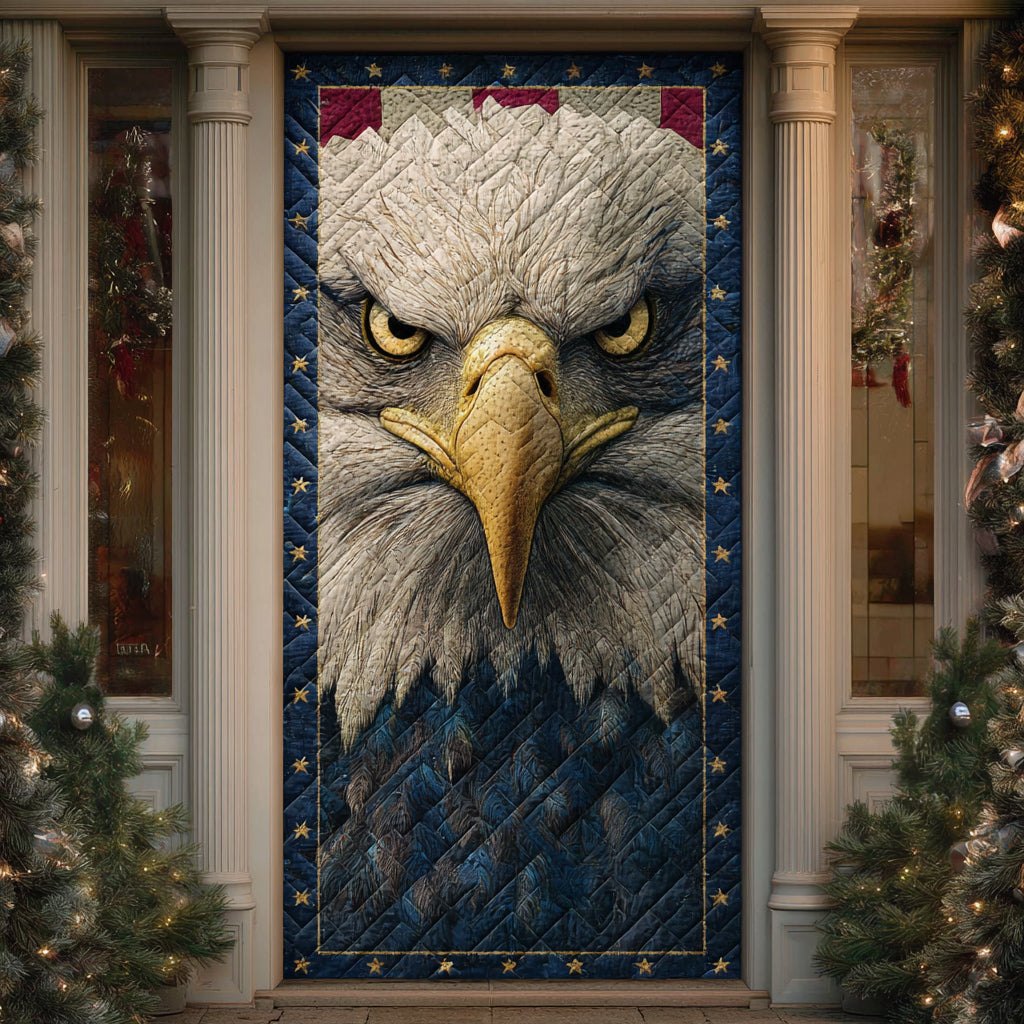 Patriot Eagle Quilted Door Curtain printed door curtain