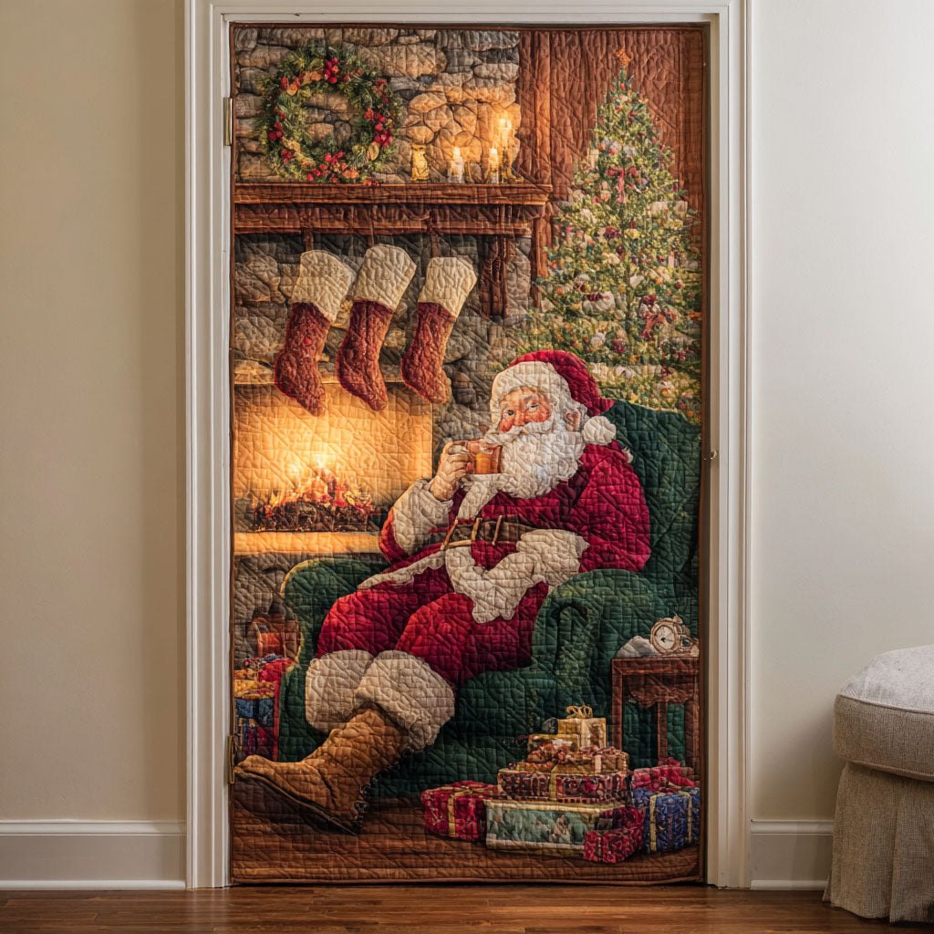 Peaceful Eve Quilted Door Curtain printed door curtain
