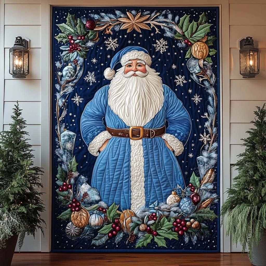 Perfect Winter Quilted Door Curtain printed door curtain