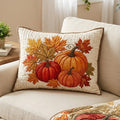 Pinecone Harvest Quilted Bedding Pillow Case printed quilted cushion cover
