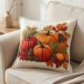 Pinecone Harvest Quilted Pillow Case printed quilted cushion cover
