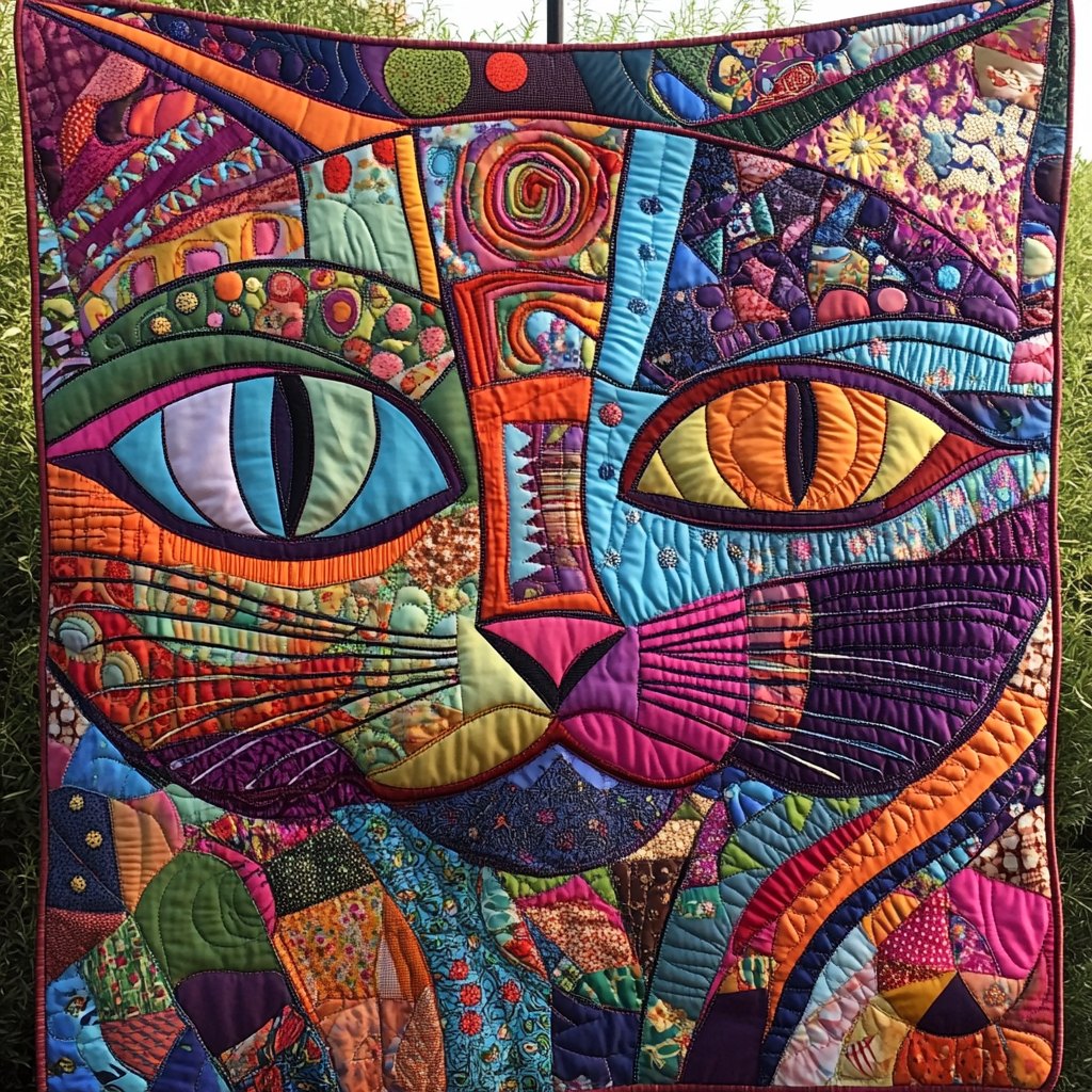 Playful Paws Quilted Blanket printed blanket