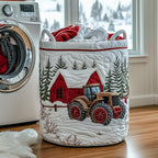 Prairie Breeze Quilted Laundry Hamper printed laundry hamper