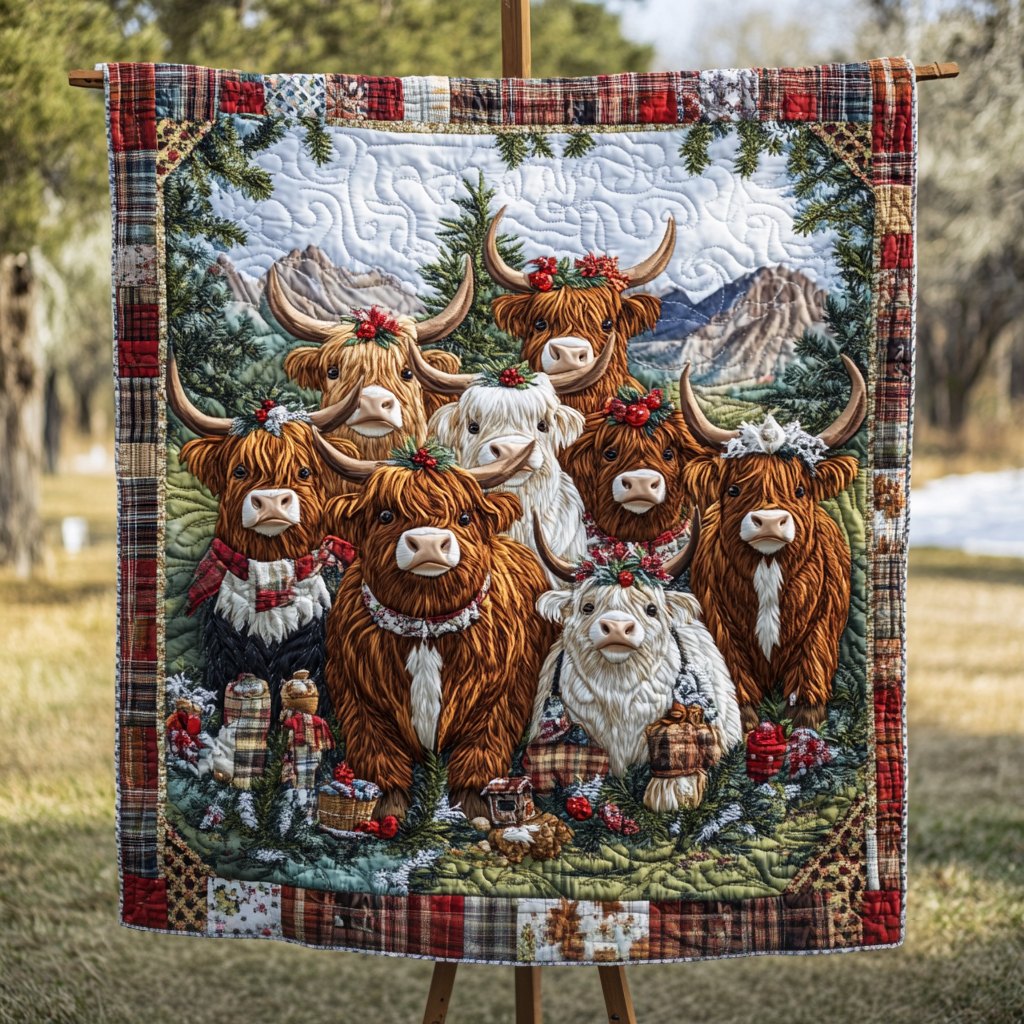 Prairie Spirit Quilted Blanket printed blanket