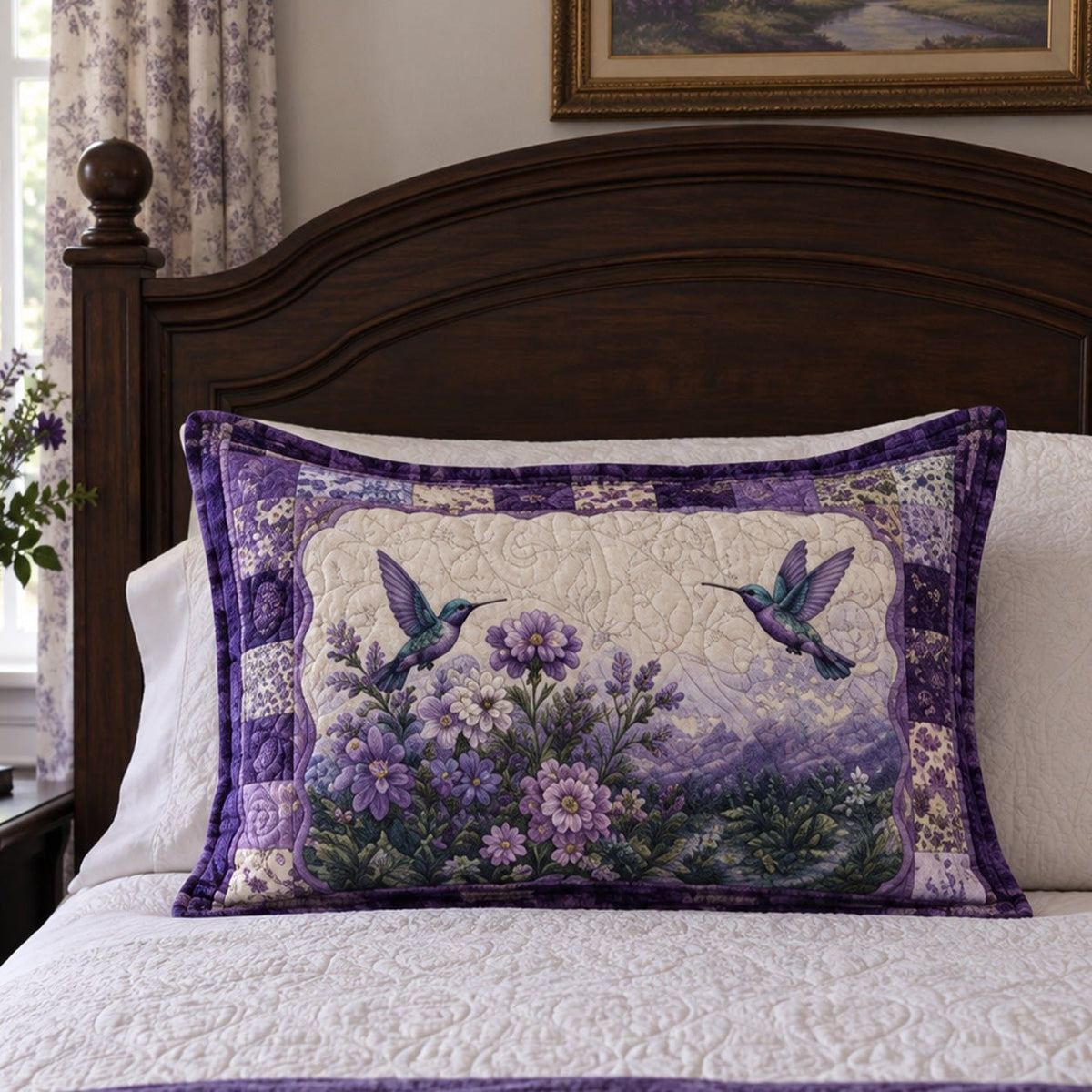 Promise of Grace V2 Quilted Bedding Cushion Cover printed cushion cover