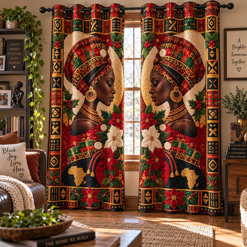 Queen Of Africa Quilted Door Curtain