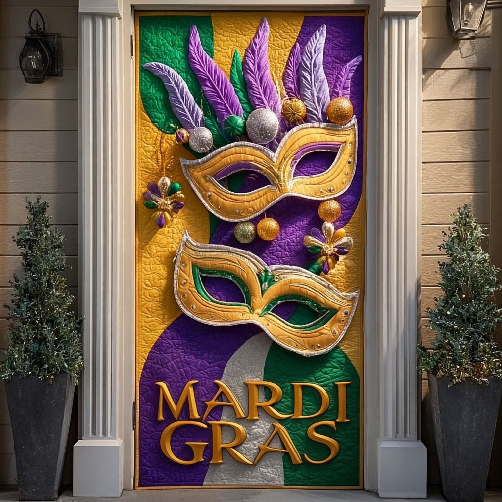 Regal Crescent Quilted Door Curtain printed door curtain