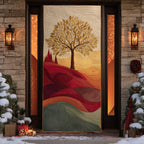Rooted Spirit Quilted Door Curtain printed door curtain