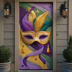 Royal Masque Quilted Door Curtain printed door curtain