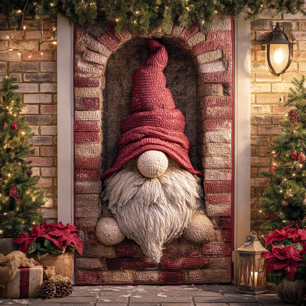Rustic Elf Quilted Door Curtain printed door curtain