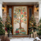 Sacred Growth Quilted Door Curtain printed door curtain