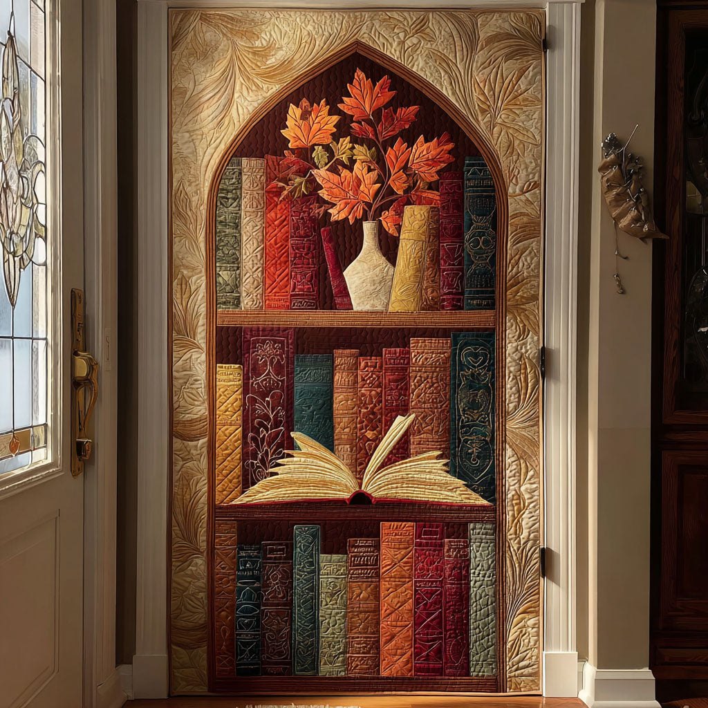 Sacred Pages Quilted Door Curtain printed door curtain