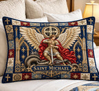 Saint Michael Dragon Slayer Bedding Cushion Cover printed cushion cover