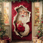 Santa Night Magic Quilted Door Curtain printed door curtain