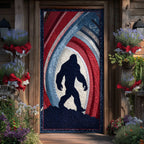 Sasquatch Spirit Shadow Quilted Door Curtain printed door curtain