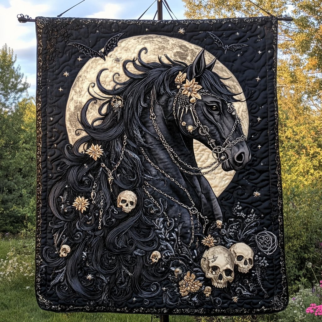 Shadow Dancer Quilted Blanket printed blanket