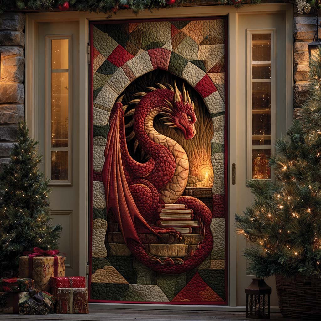 Shadowheart Drake Quilted Door Curtain printed door curtain