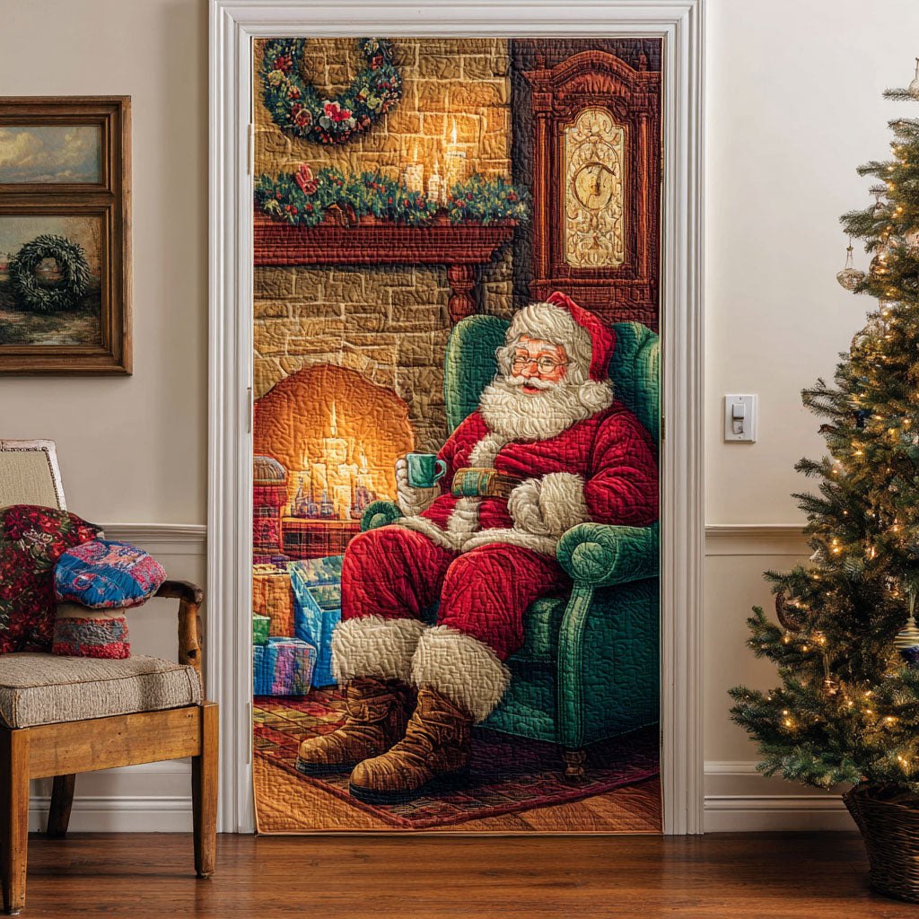 Silent Night Quilted Door Curtain printed door curtain