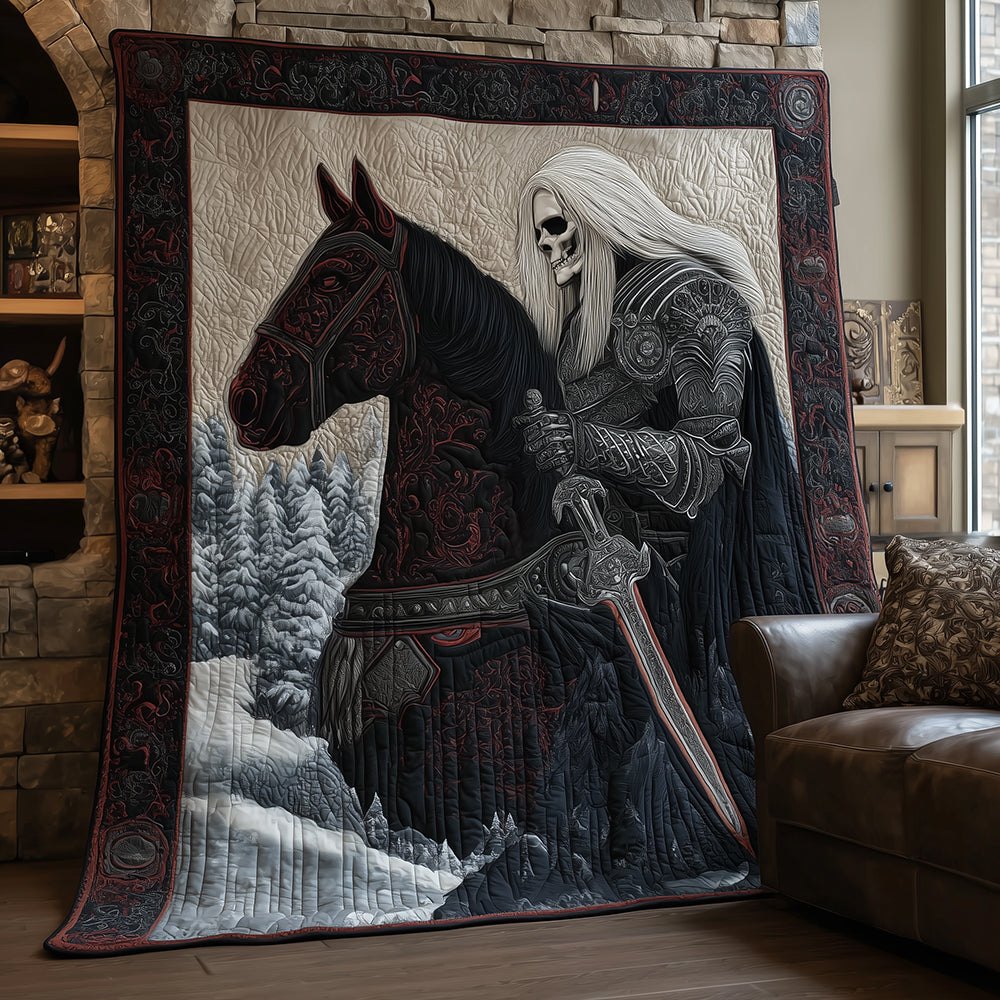 Skullborn Majesty Quilted Blanket printed blanket