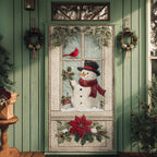 Snow Day Quilted Door Curtain printed door curtain