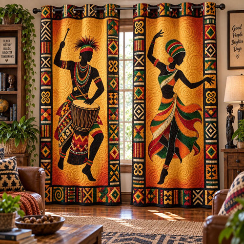 Soul Of Africa Quilted Door Curtain