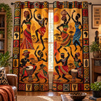 Soul of the Savannah Quilted Door Curtain printed door curtain