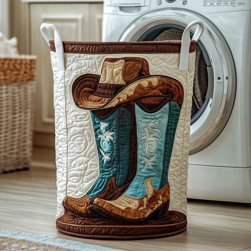 Southwest Charm Quilted Laundry Hamper printed laundry hamper