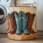 Southwest Charm Quilted Laundry Hamper printed laundry hamper