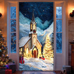 Spirit Chapel Quilted Door Curtain printed door curtain